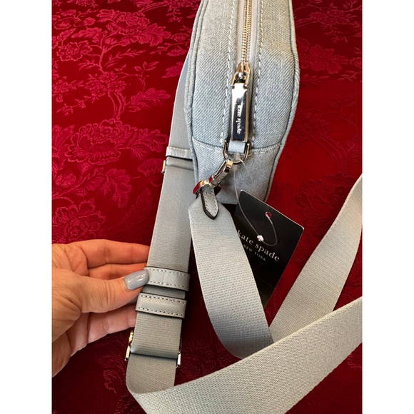 Kate Spade Light Blue Denim Crossbody Bag - Picture 4 of 7